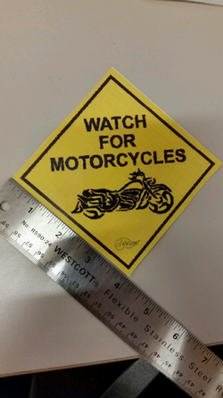 watch for motorcycles